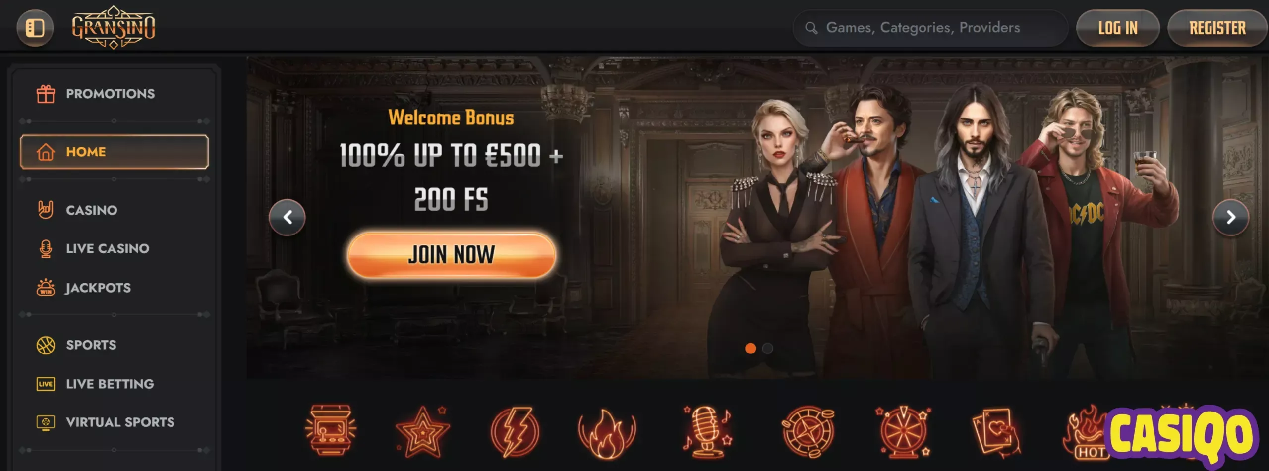 Gransino promo kods